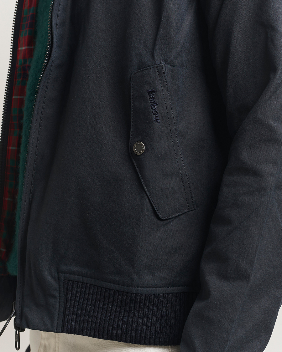 Men | Coats & Jackets | Baracuta | Barbour x Porton Waxed Jacket Navy