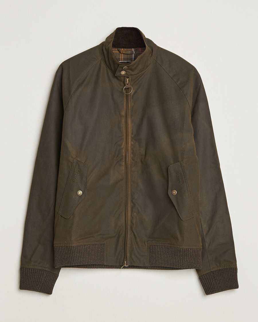 Men | Coats & Jackets | Baracuta | Barbour x Porton Waxed Jacket Olive