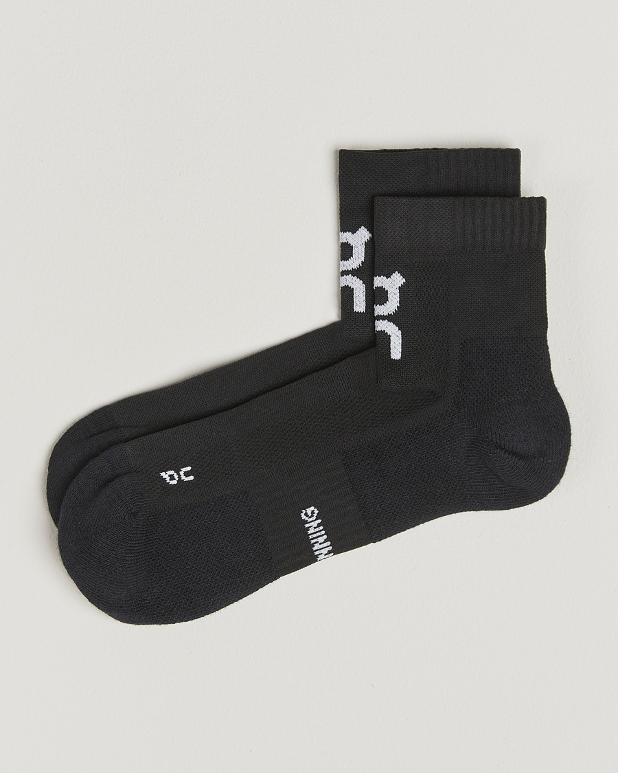 Men | Underwear & Socks | On | Core Run Sock Mid 2-Pack Black