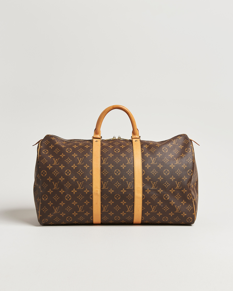 Men | Pre-Owned & Vintage Bags | Louis Vuitton Pre-Owned | Keepall 50 Monogram