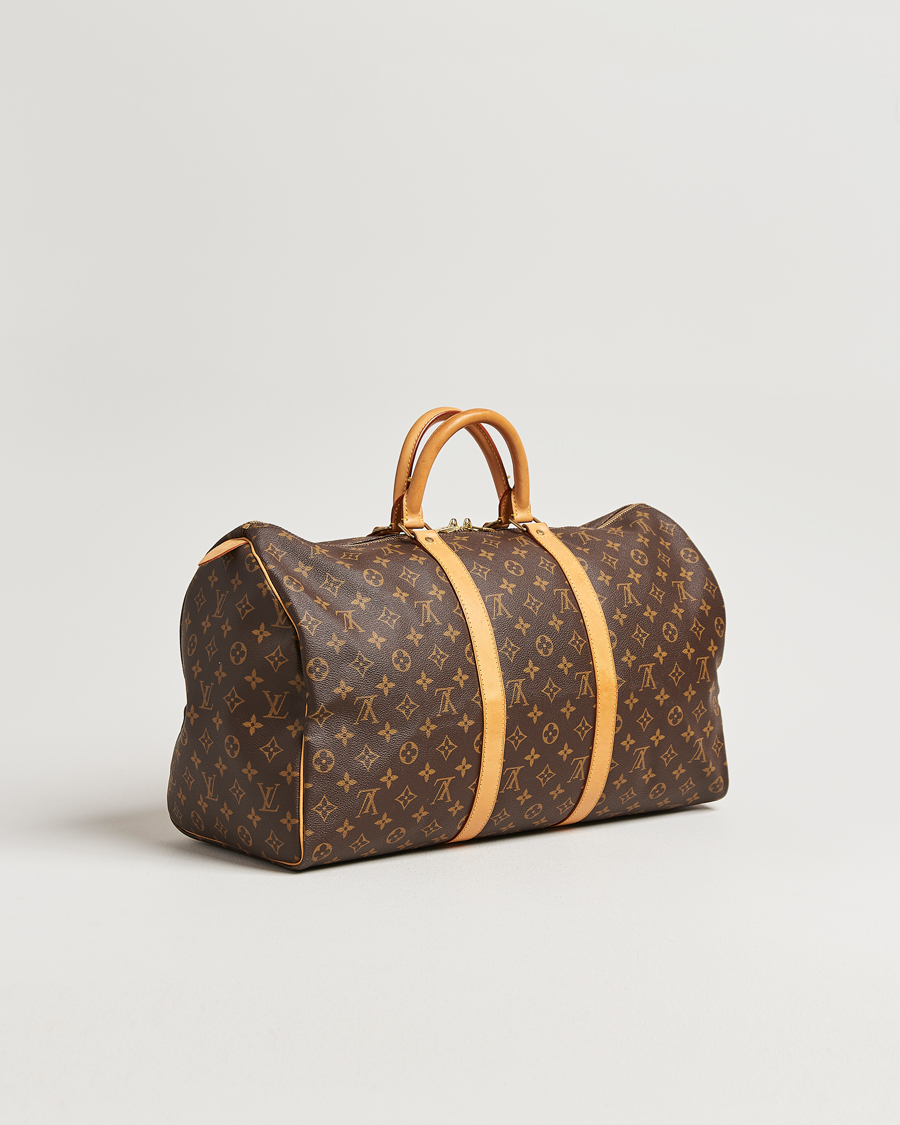 Men | Pre-Owned & Vintage Bags | Louis Vuitton Pre-Owned | Keepall 50 Monogram
