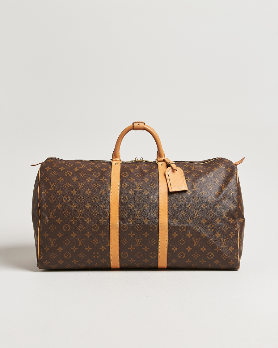 Men | Pre-Owned & Vintage Bags | Louis Vuitton Pre-Owned | Keepall 55 Monogram
