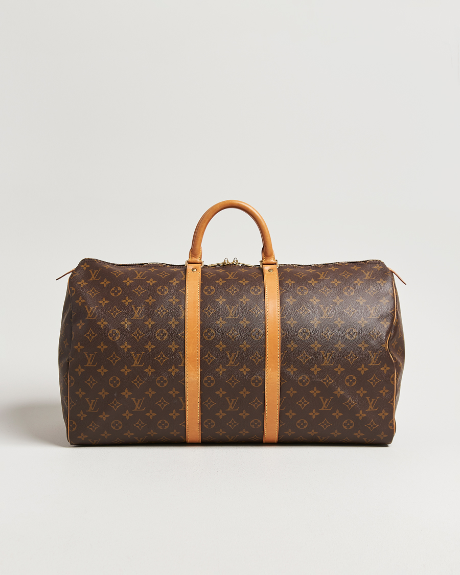 Men | Pre-Owned & Vintage Bags | Louis Vuitton Pre-Owned | Keepall 55 Monogram