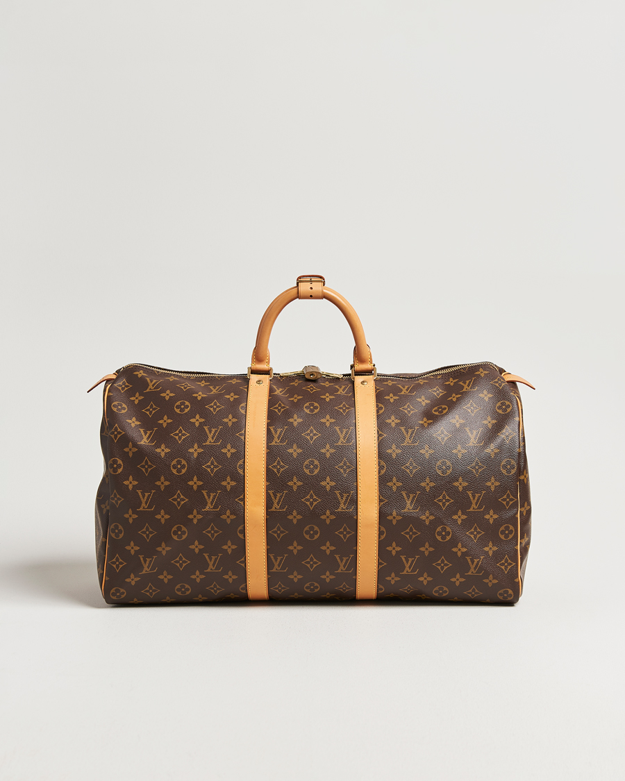 Men | Pre-Owned & Vintage Bags | Louis Vuitton Pre-Owned | Keepall 50 Monogram