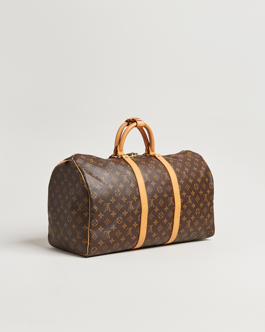 Men | Pre-Owned & Vintage Bags | Louis Vuitton Pre-Owned | Keepall 50 Monogram