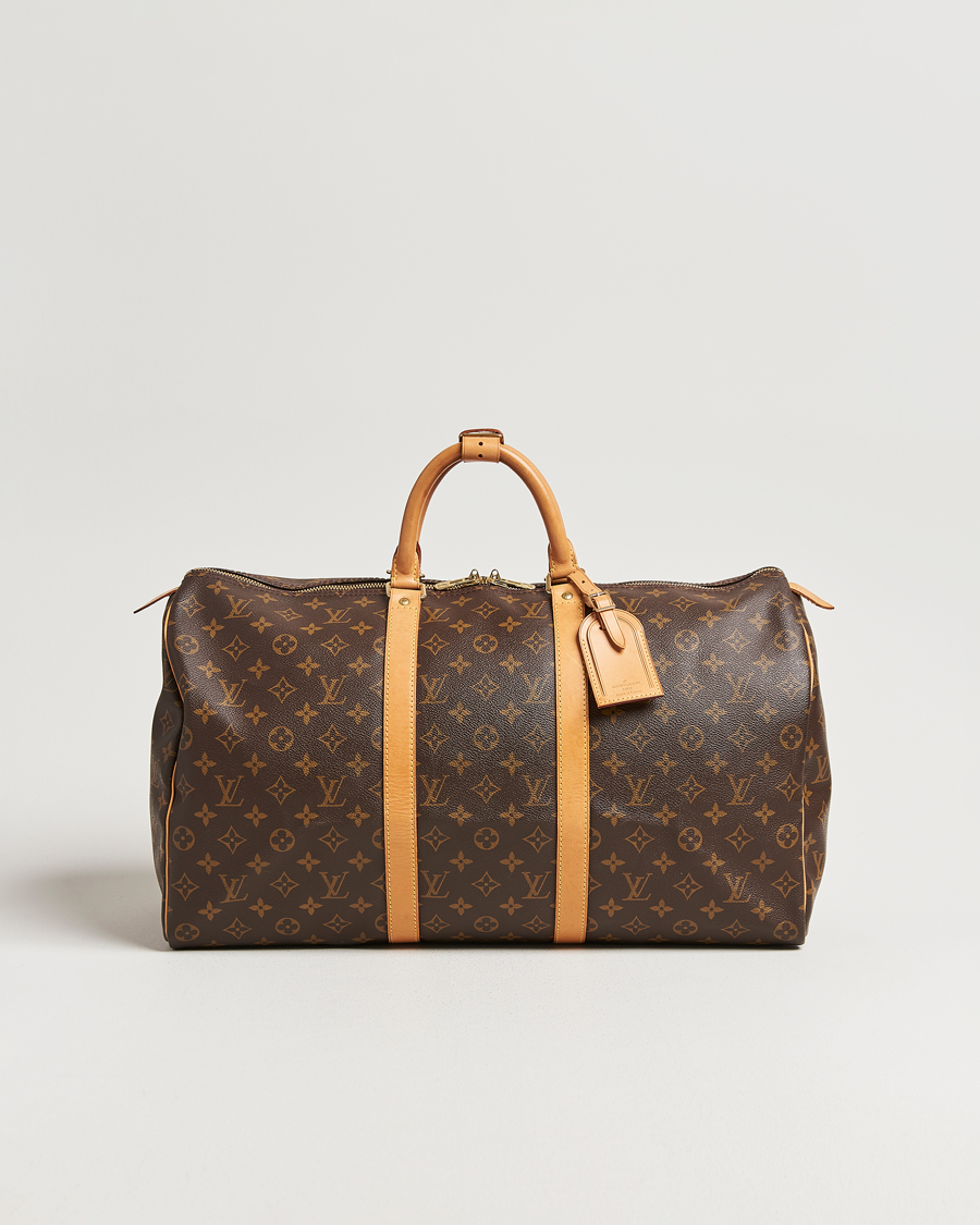 Men | Pre-Owned & Vintage Bags | Louis Vuitton Pre-Owned | Keepall 50 Monogram