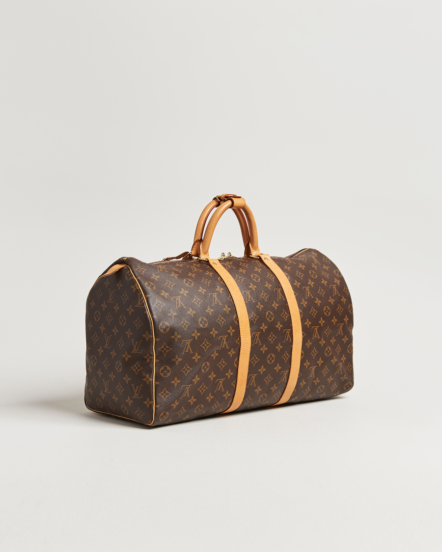 Men | Pre-Owned & Vintage Bags | Louis Vuitton Pre-Owned | Keepall 50 Monogram