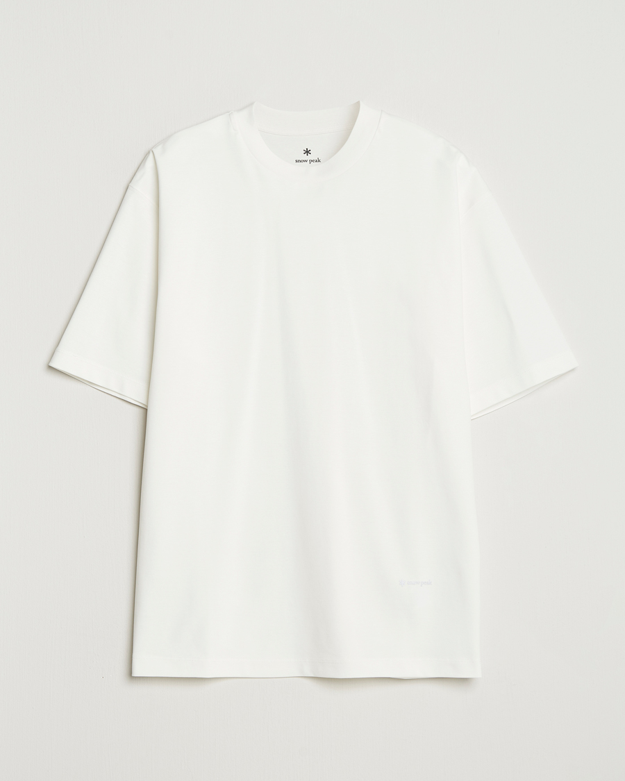 Men | T-Shirts | Snow Peak | Organic Cotton T-Shirt White