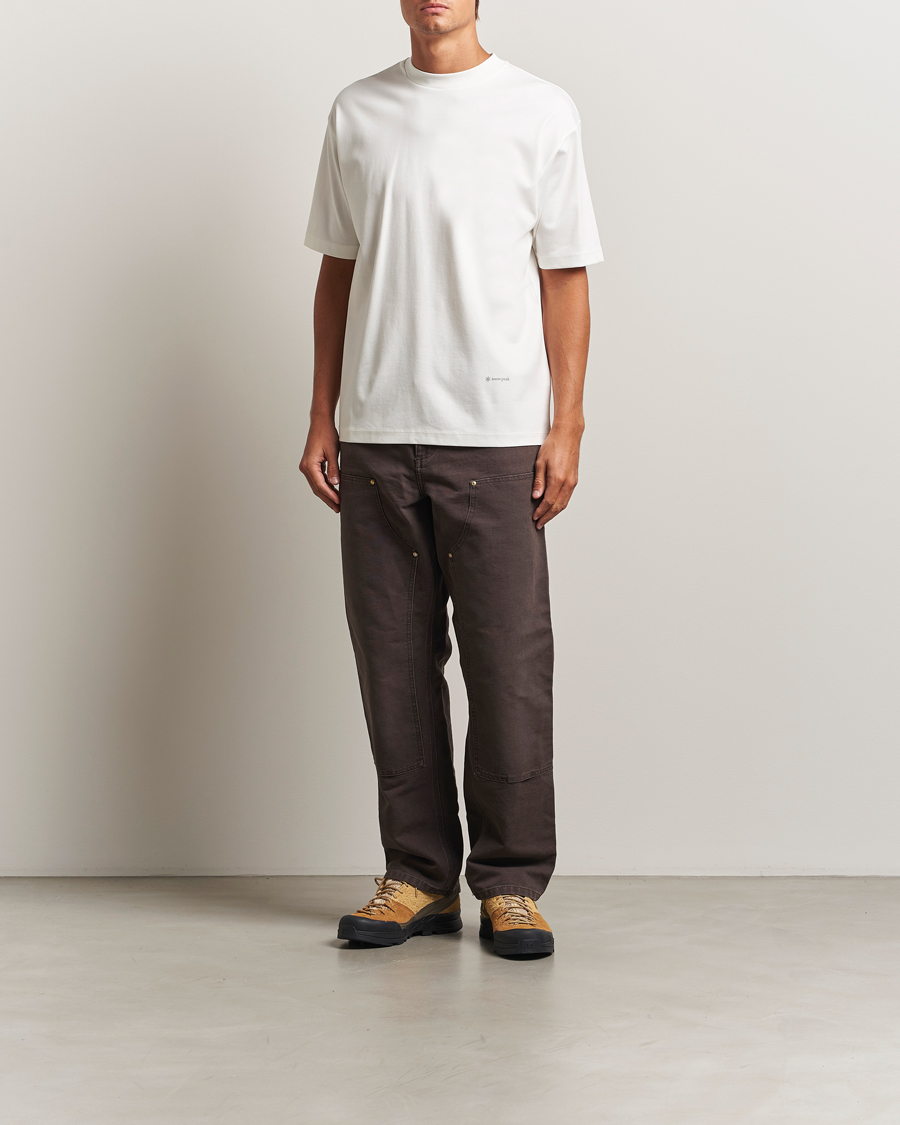 Men | T-Shirts | Snow Peak | Organic Cotton T-Shirt White