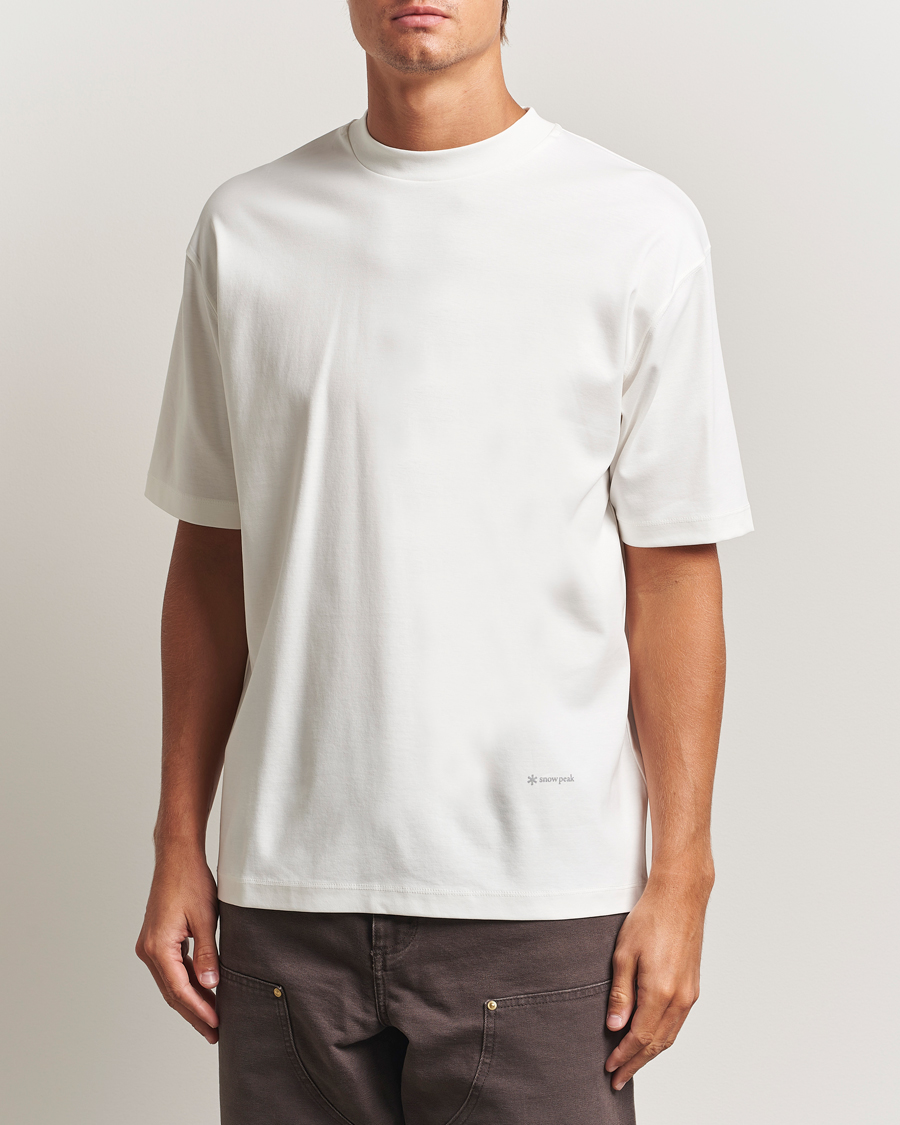 Men | T-Shirts | Snow Peak | Organic Cotton T-Shirt White