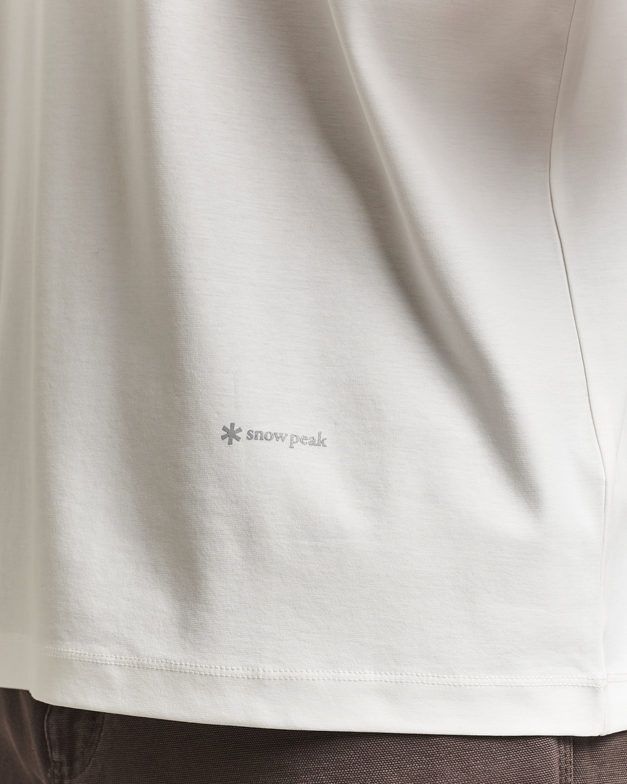 Men | T-Shirts | Snow Peak | Organic Cotton T-Shirt White