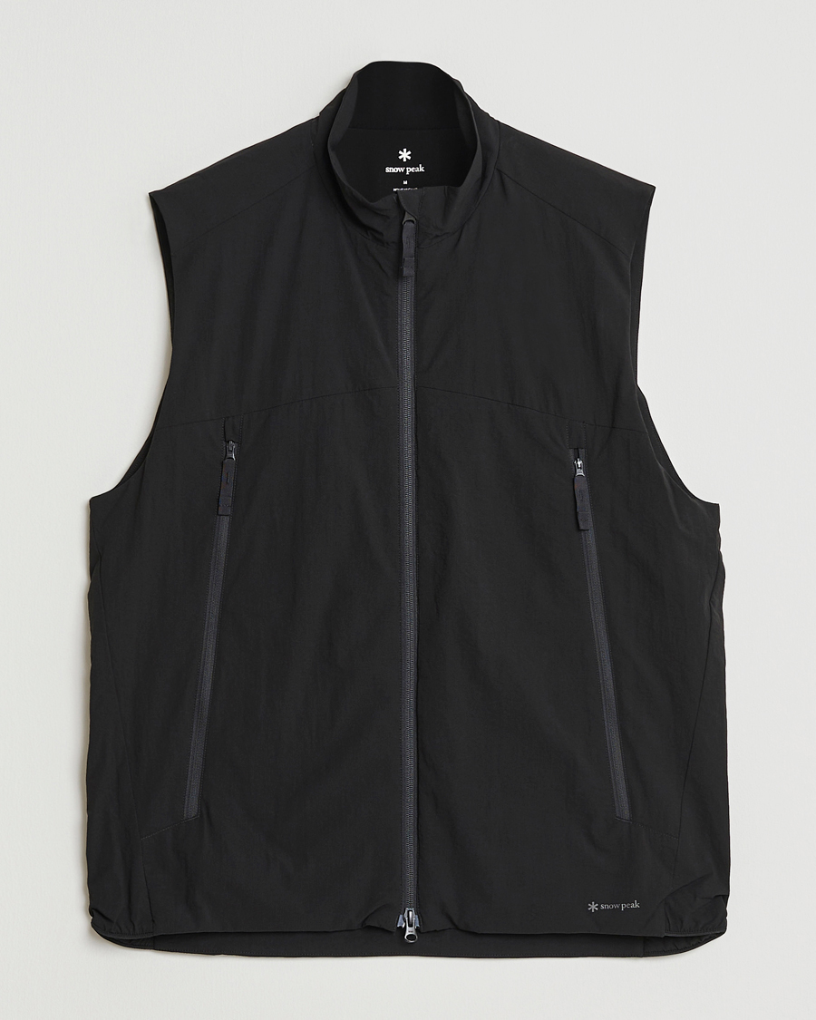 Men | Gilets | Snow Peak | Breathable Insulated Vest Black
