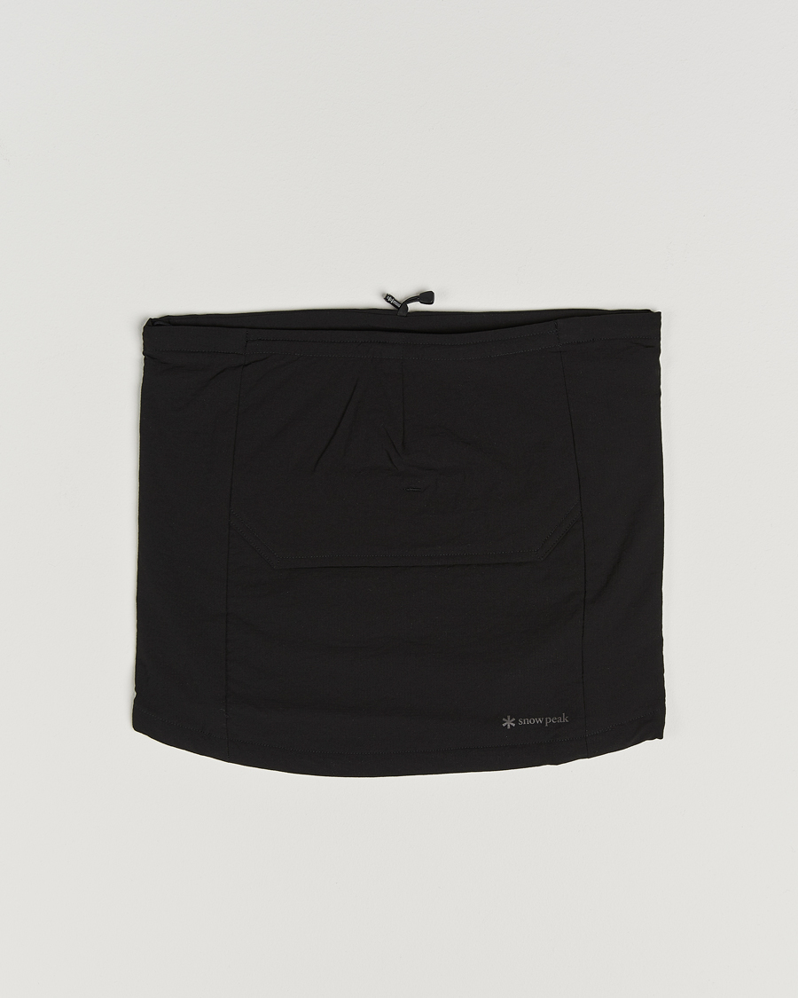 Men | Scarves | Snow Peak | Breathable Insulated Neck Warmer Black