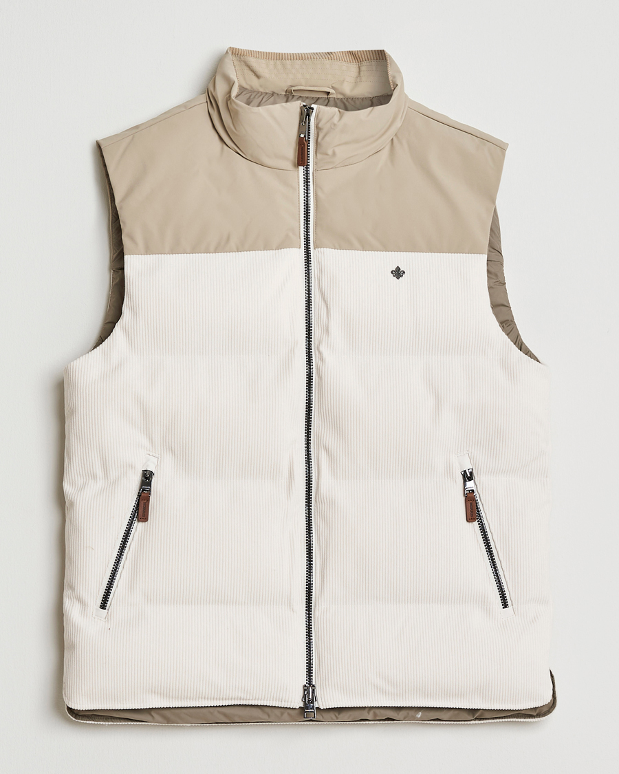 Men | Gilets | Morris | Catton Puffer Vest Off White