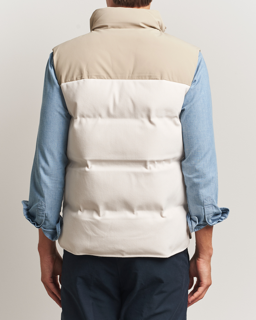 Men | Gilets | Morris | Catton Puffer Vest Off White