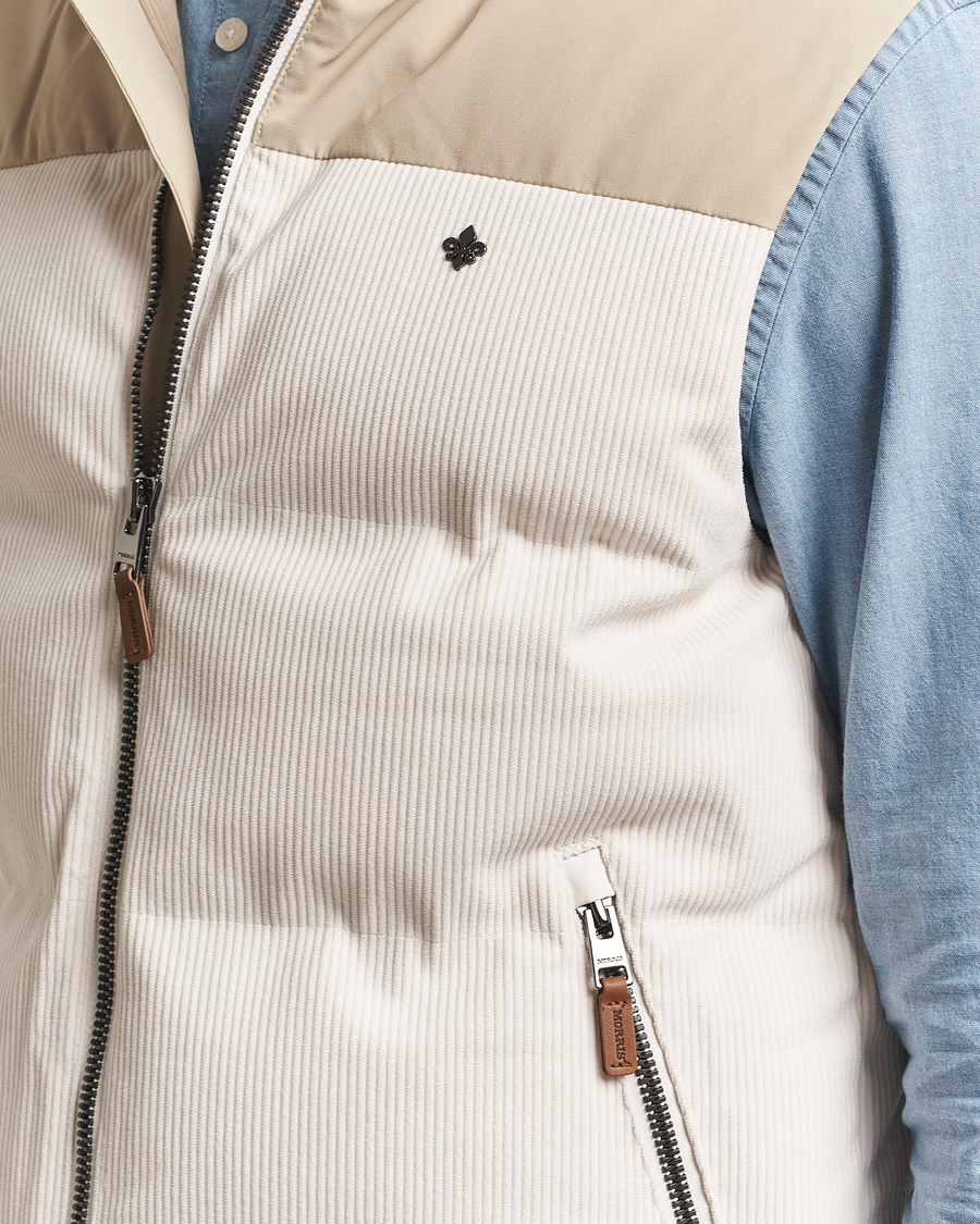 Men | Gilets | Morris | Catton Puffer Vest Off White