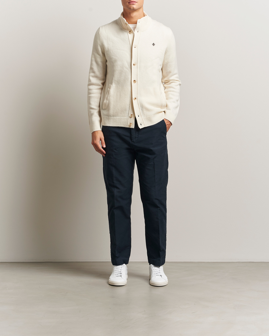 Men | Sweaters & Knitwear | Morris | Hertford Button Cardigan Off White