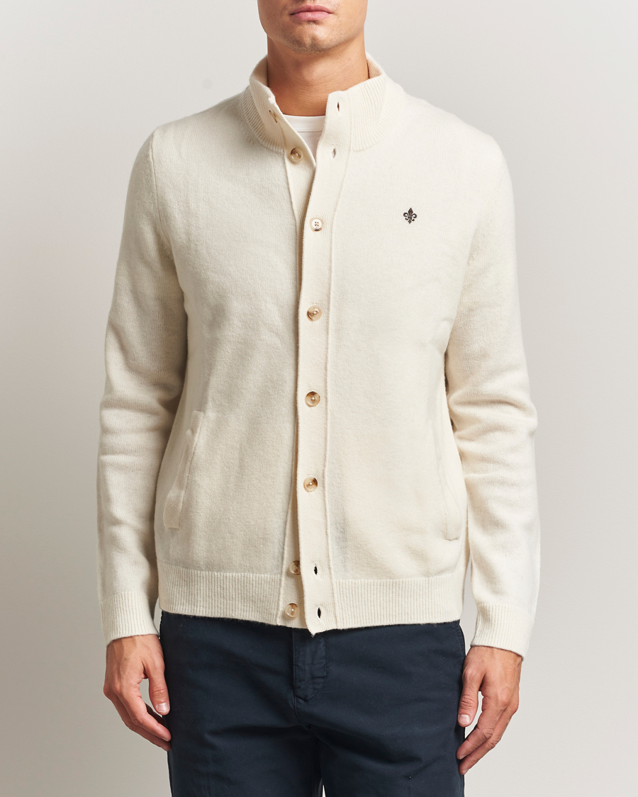 Men | Sweaters & Knitwear | Morris | Hertford Button Cardigan Off White