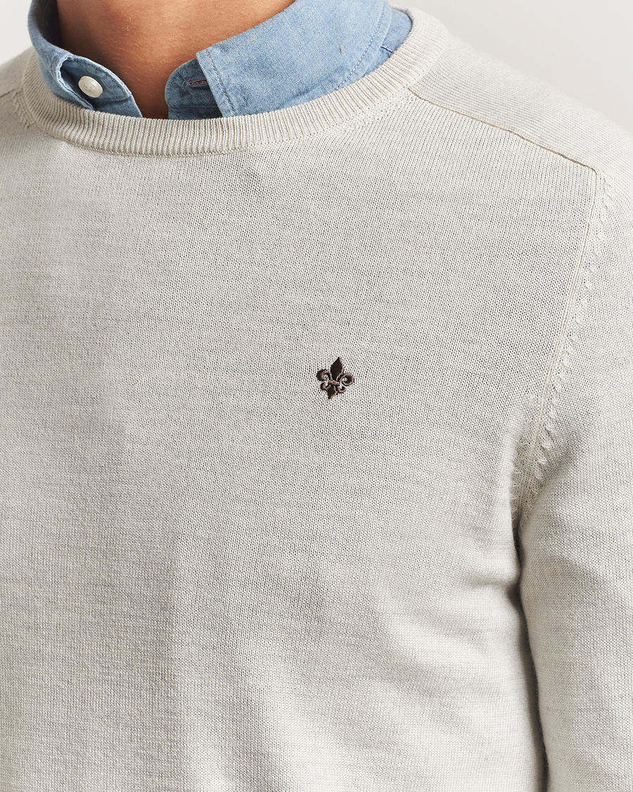 Men | Sweaters & Knitwear | Morris | Merino O-Neck Off White
