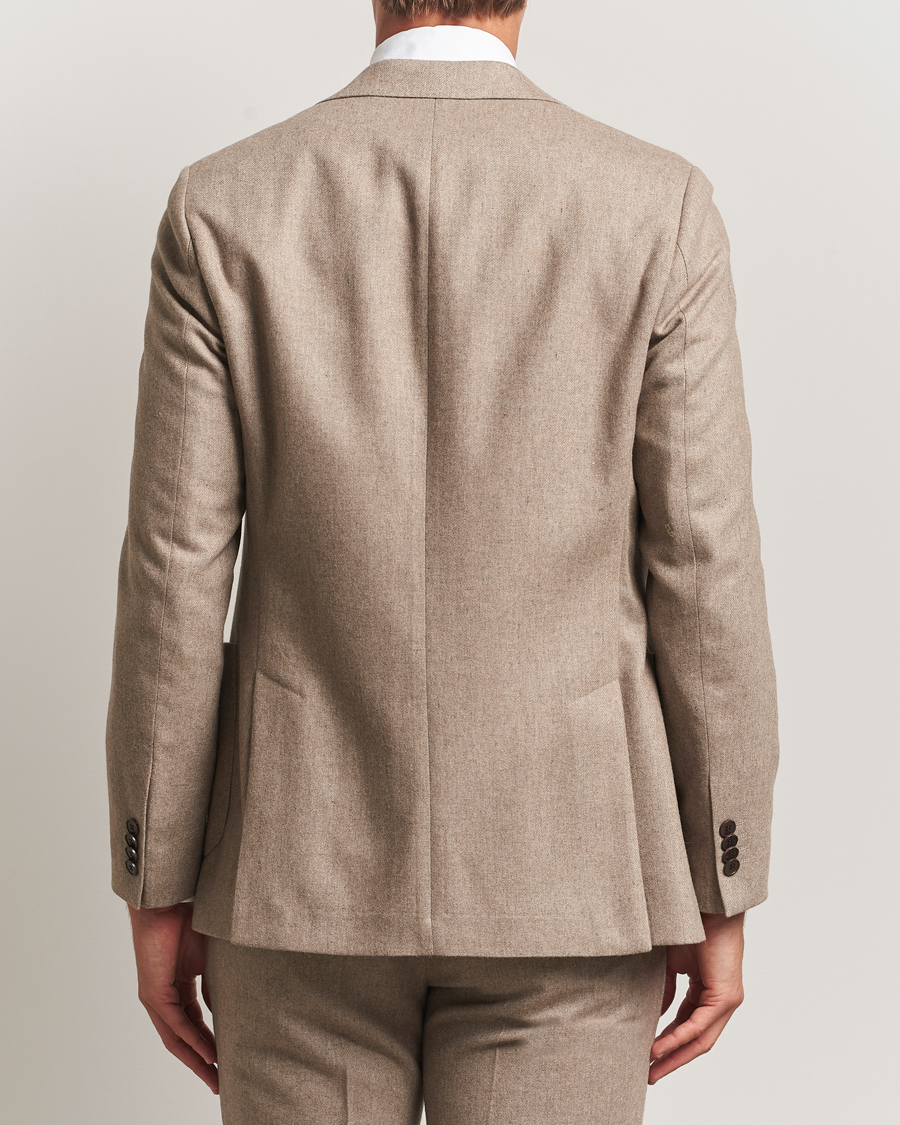 Men | Blazers | Morris | Flannel Wool Blazer Khaki