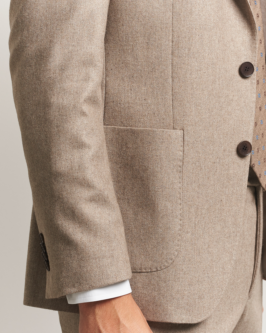 Men | Blazers | Morris | Flannel Wool Blazer Khaki