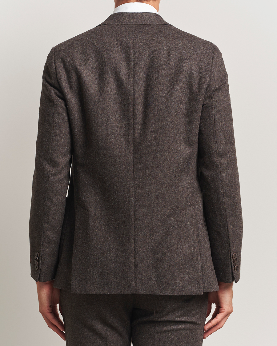 Men | Blazers | Morris | Flannel Wool Blazer Brown