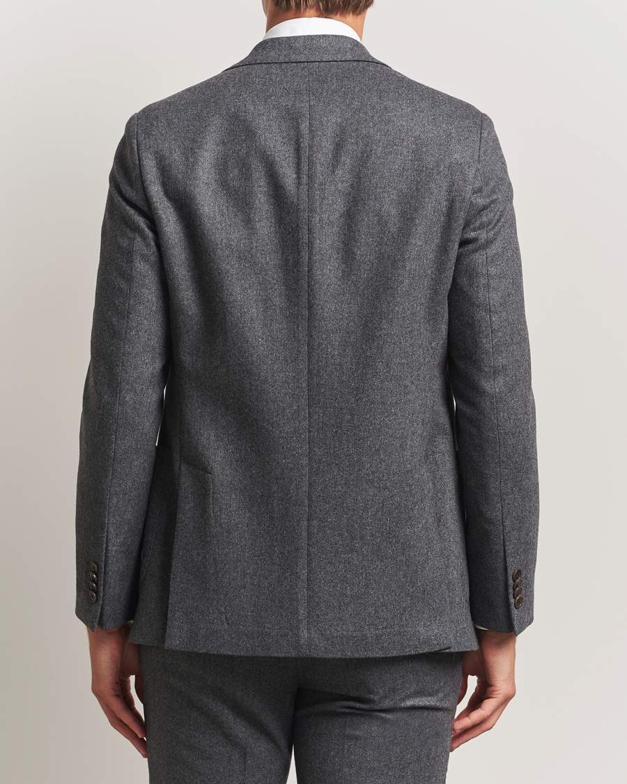 Men | Blazers | Morris | Flannel Wool Blazer Grey