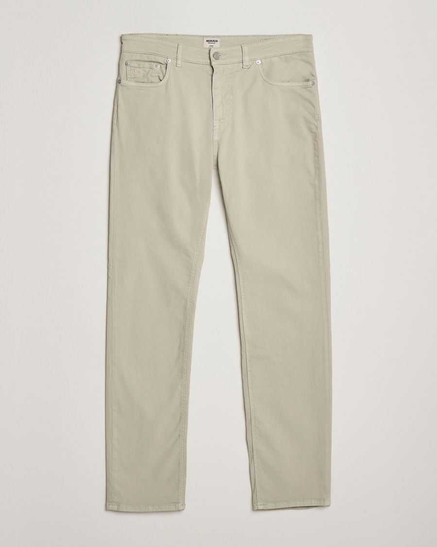 Men | Trousers | Morris | James Brushed 5-Pocket Pants Khaki