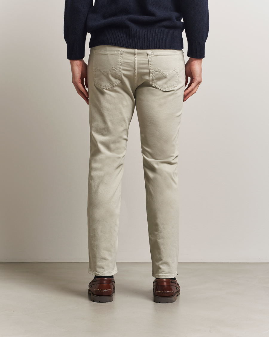 Men | Trousers | Morris | James Brushed 5-Pocket Pants Khaki