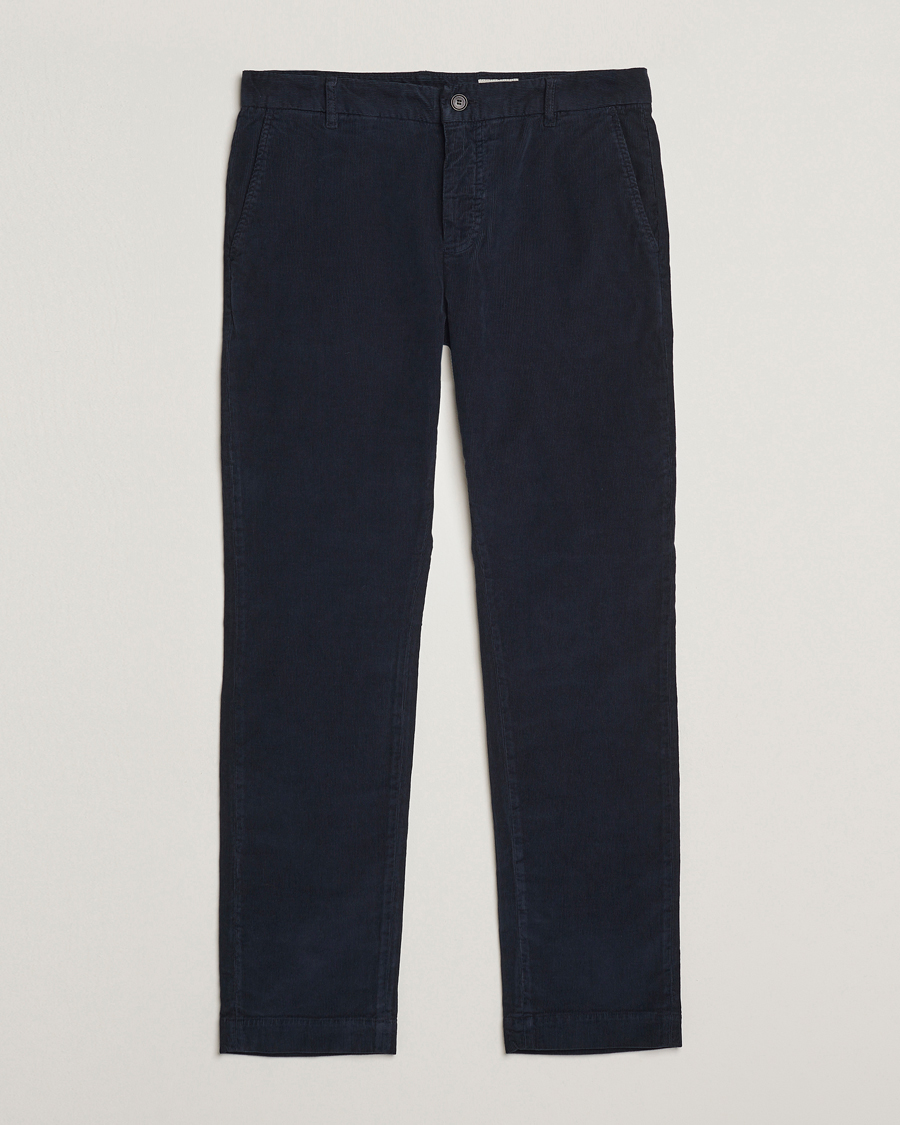 Men | Trousers | Morris | Jeffrey Cord Chinos Navy