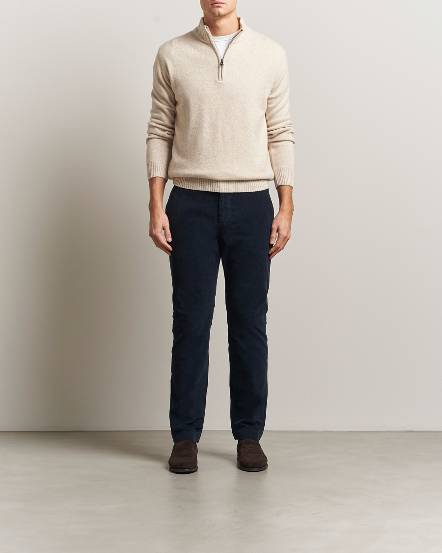 Men | Trousers | Morris | Jeffrey Cord Chinos Navy