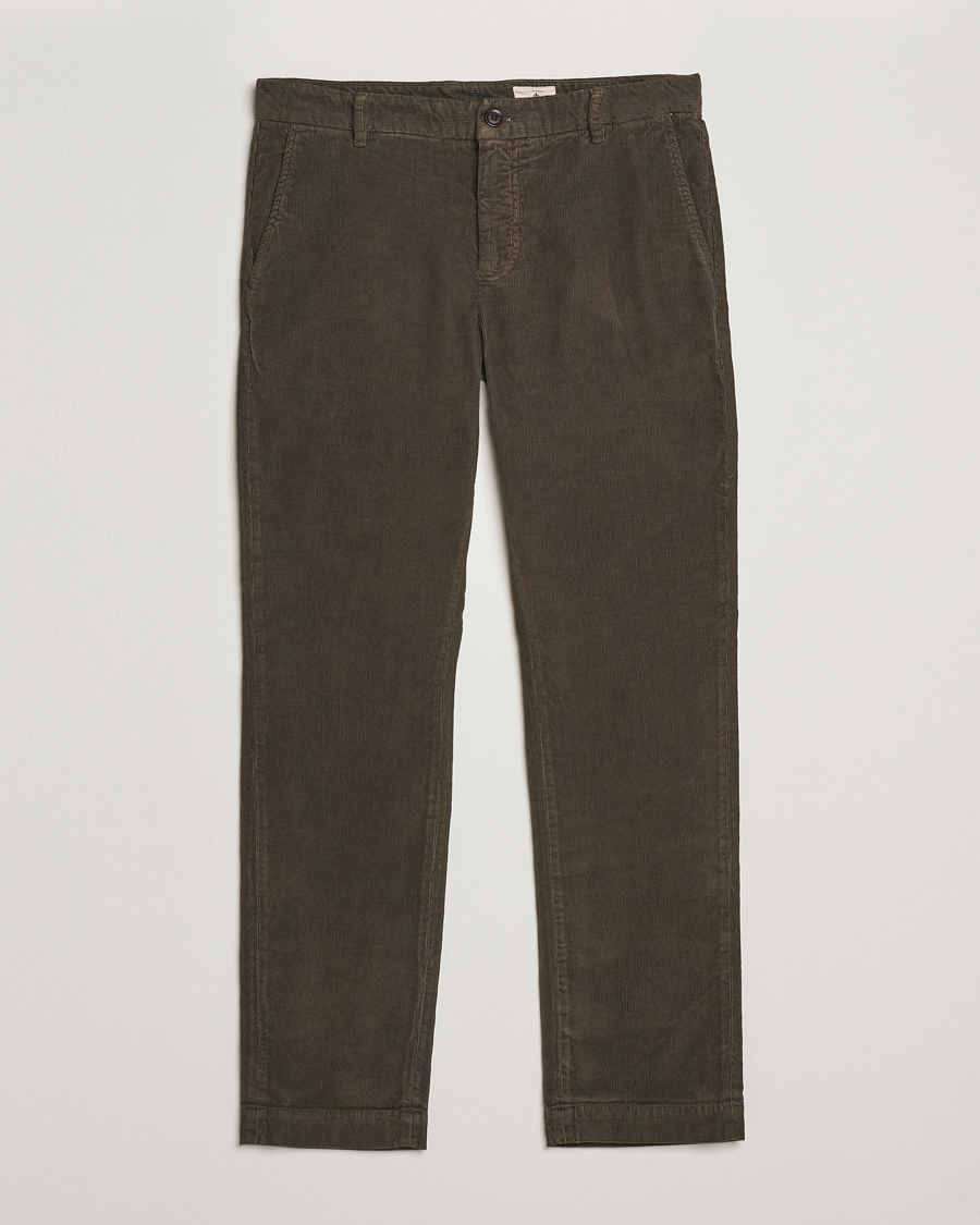 Men | Trousers | Morris | Jeffrey Cord Chinos Olive