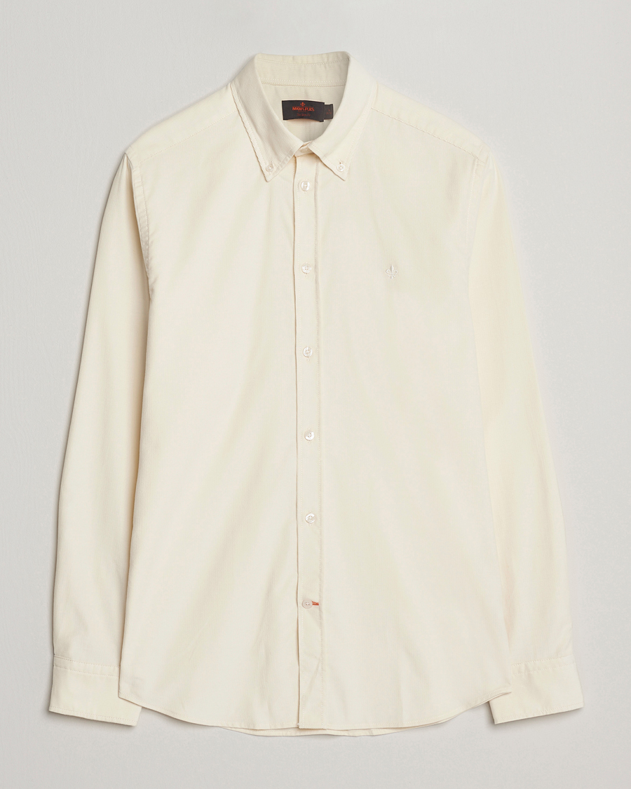 Men | Shirts | Morris | Douglas Corduroy Shirt Off White