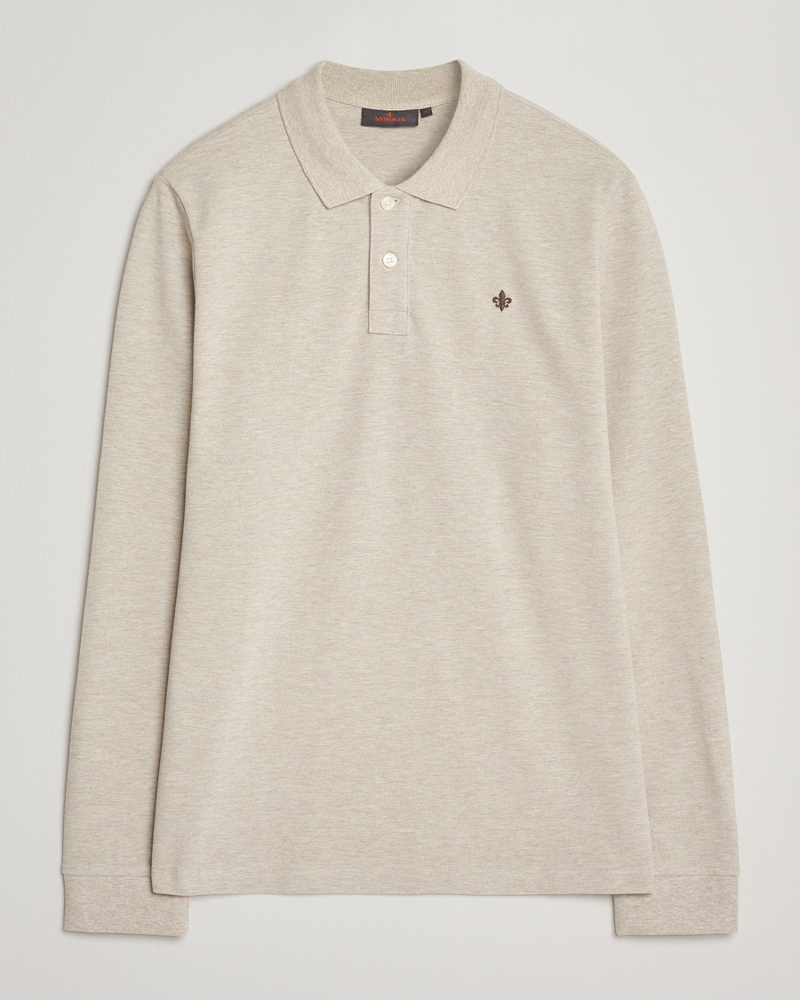 Men | Sweaters & Knitwear | Morris | Camden Long Sleeve Polo Shirt Khaki