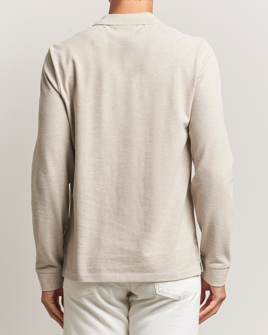 Men | Sweaters & Knitwear | Morris | Camden Long Sleeve Polo Khaki