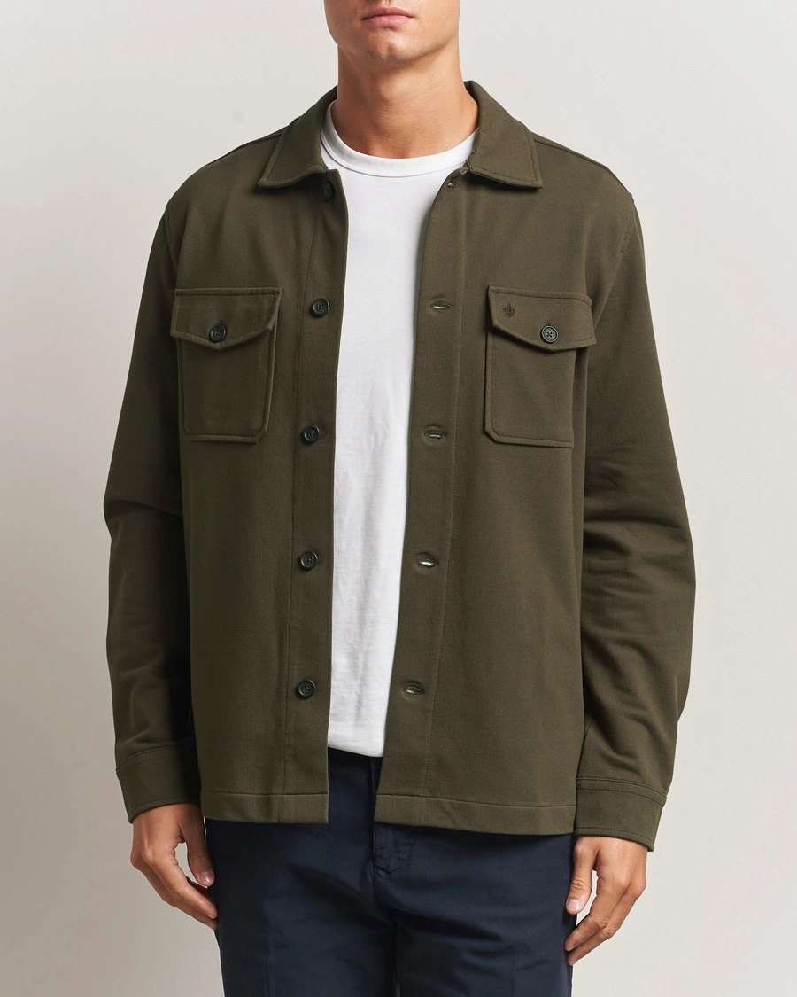 Men | Shirts | Morris | Andrew Jersey Overshirt Brown