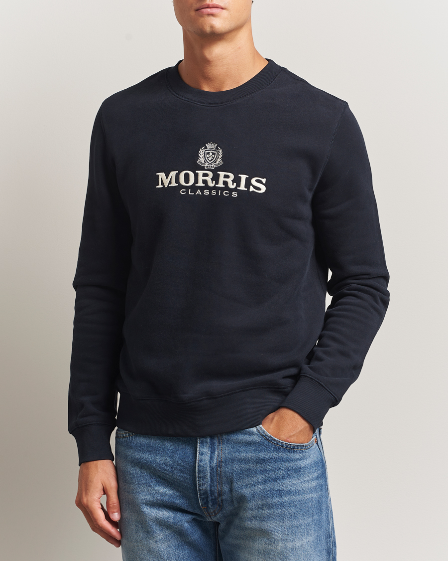 Men | Sweaters & Knitwear | Morris | Brian Sweatshirt Old Blue