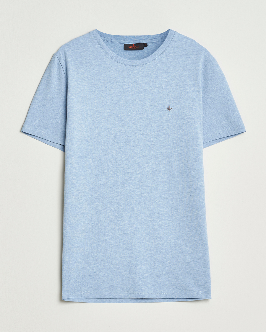 Men | T-Shirts | Morris | James Crew Neck T-Shirt Light Blue