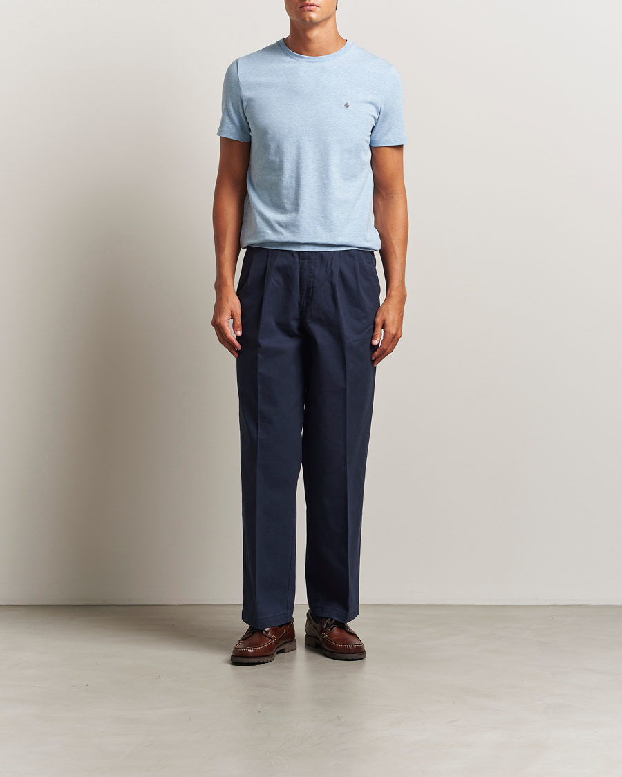 Men | T-Shirts | Morris | James Crew Neck T-Shirt Light Blue