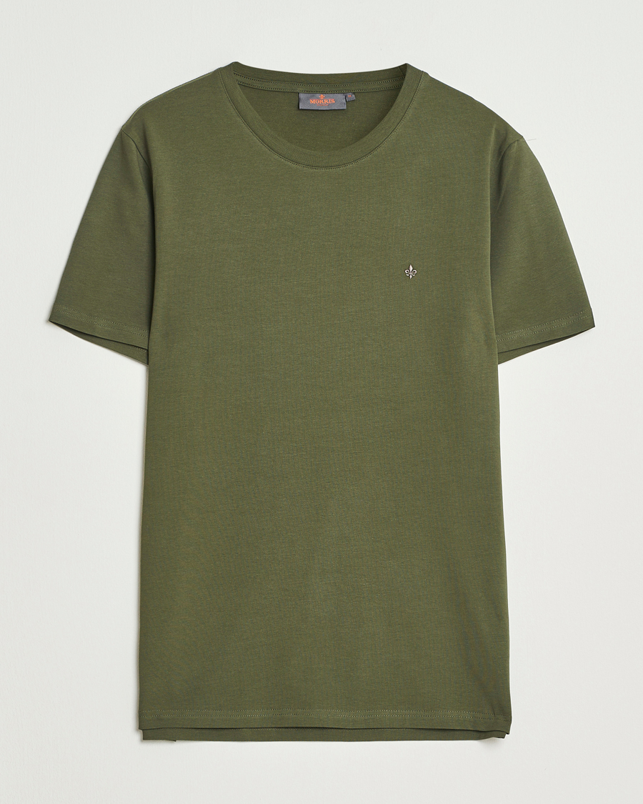 Men | T-Shirts | Morris | James Crew Neck T-Shirt Olive