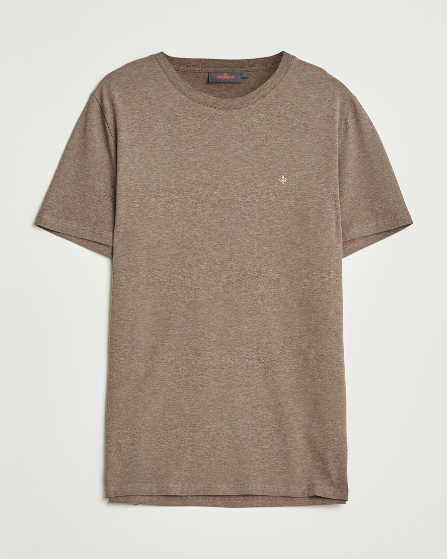 Men | T-Shirts | Morris | James Crew Neck T-Shirt Brown