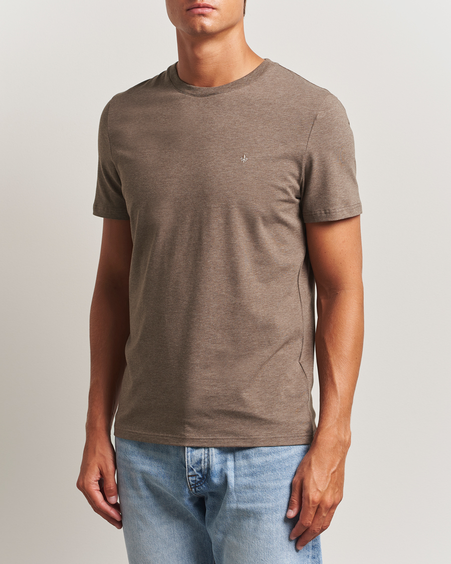 Men | T-Shirts | Morris | James Crew Neck T-Shirt Brown