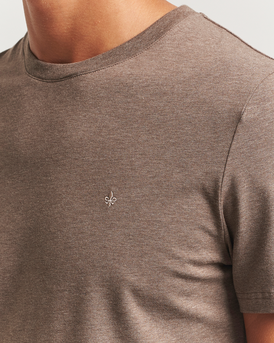 Men | T-Shirts | Morris | James Crew Neck T-Shirt Brown