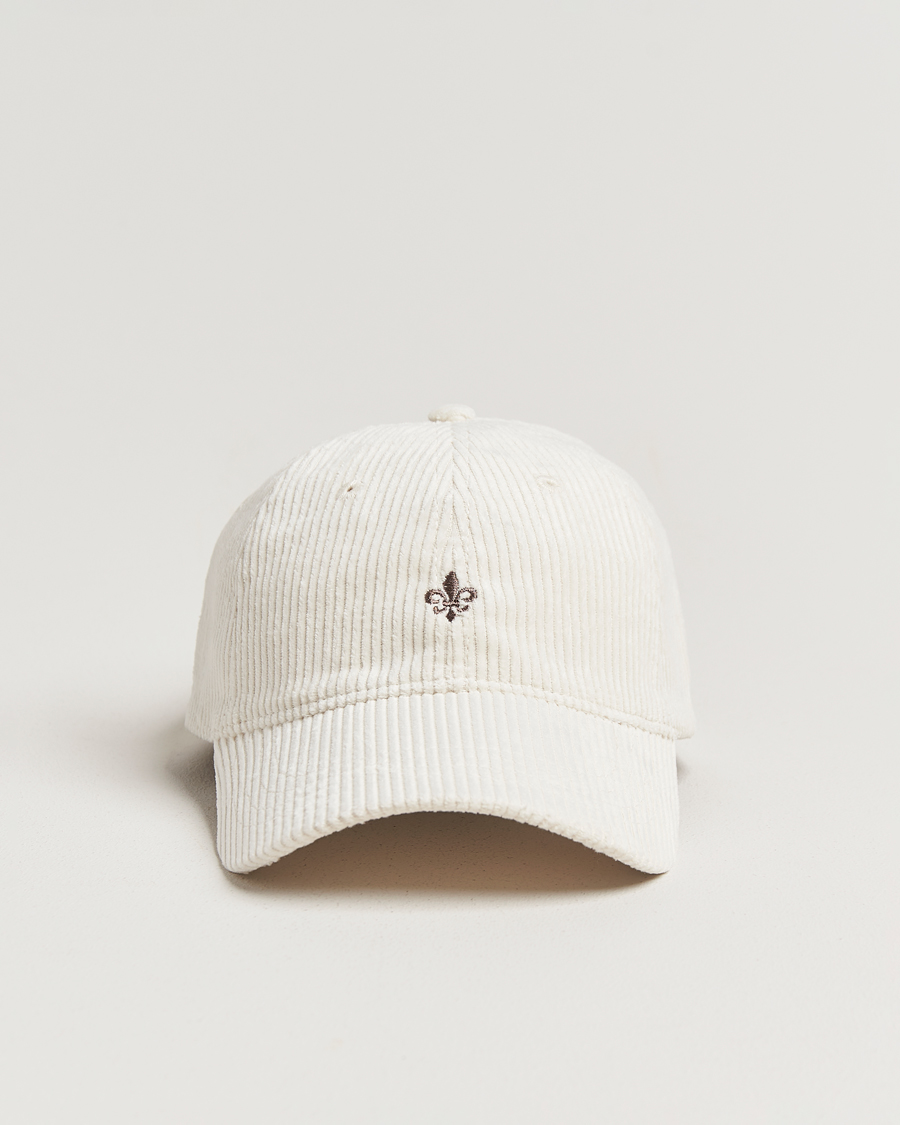 Men | Hats & Caps | Morris | Lily Corduroy Cap Off White
