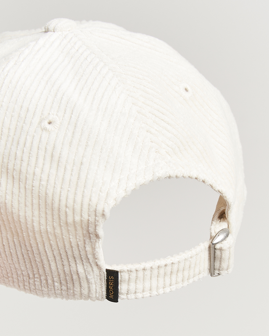 Men | Hats & Caps | Morris | Lily Corduroy Cap Off White