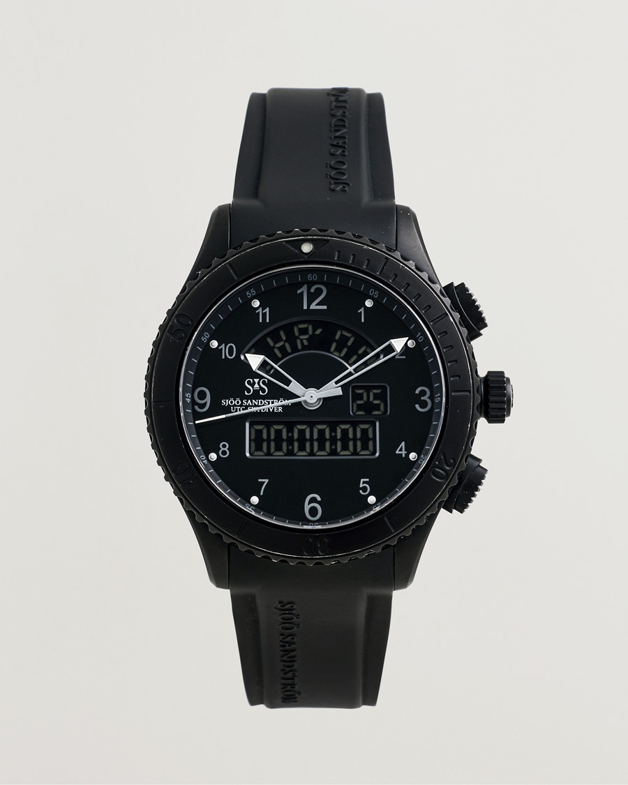 Men | Pre-Owned & Vintage Watches | Sjöö Sandström Pre-Owned | Skydiver UTC Black