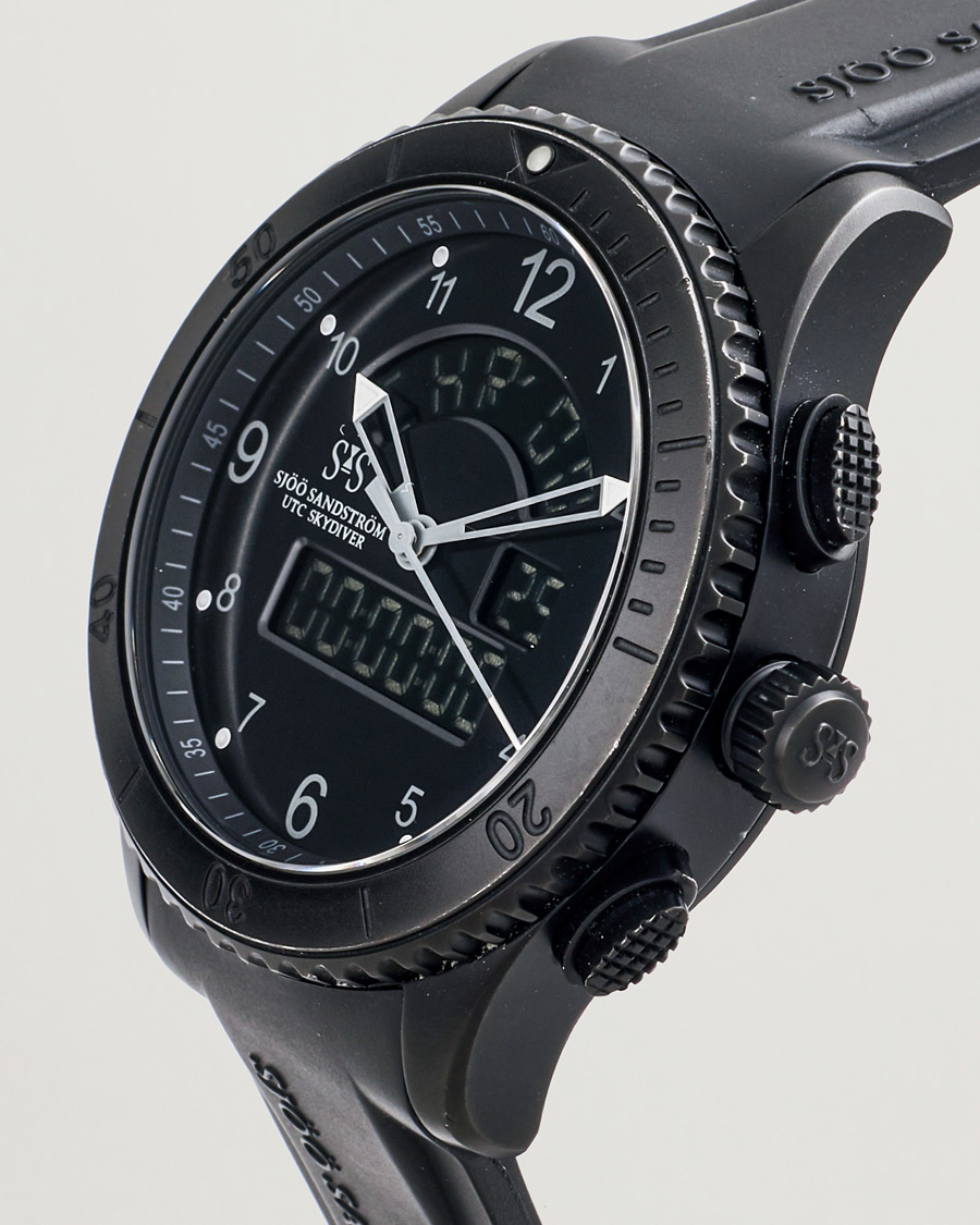 Men | Pre-Owned & Vintage Watches | Sjöö Sandström Pre-Owned | Skydiver UTC Black