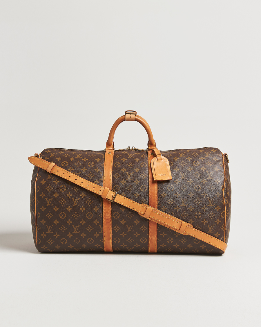 Men | Pre-Owned & Vintage Bags | Louis Vuitton Pre-Owned | Keepall Bandoulière 55 Monogram