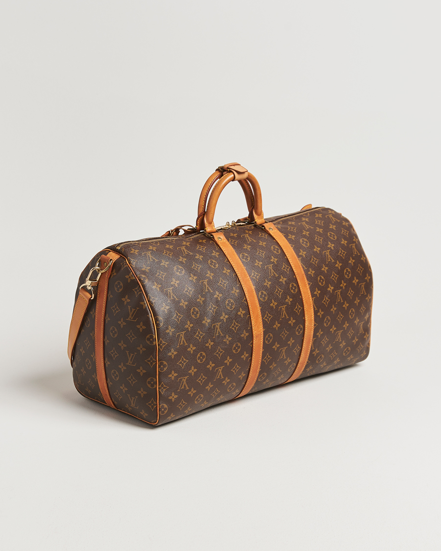 Men | Pre-Owned & Vintage Bags | Louis Vuitton Pre-Owned | Keepall Bandoulière 55 Monogram