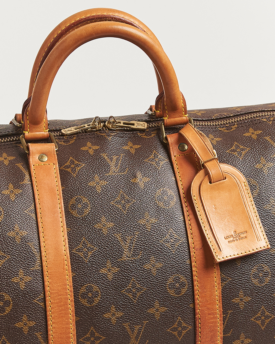 Men | Pre-Owned & Vintage Bags | Louis Vuitton Pre-Owned | Keepall Bandoulière 55 Monogram